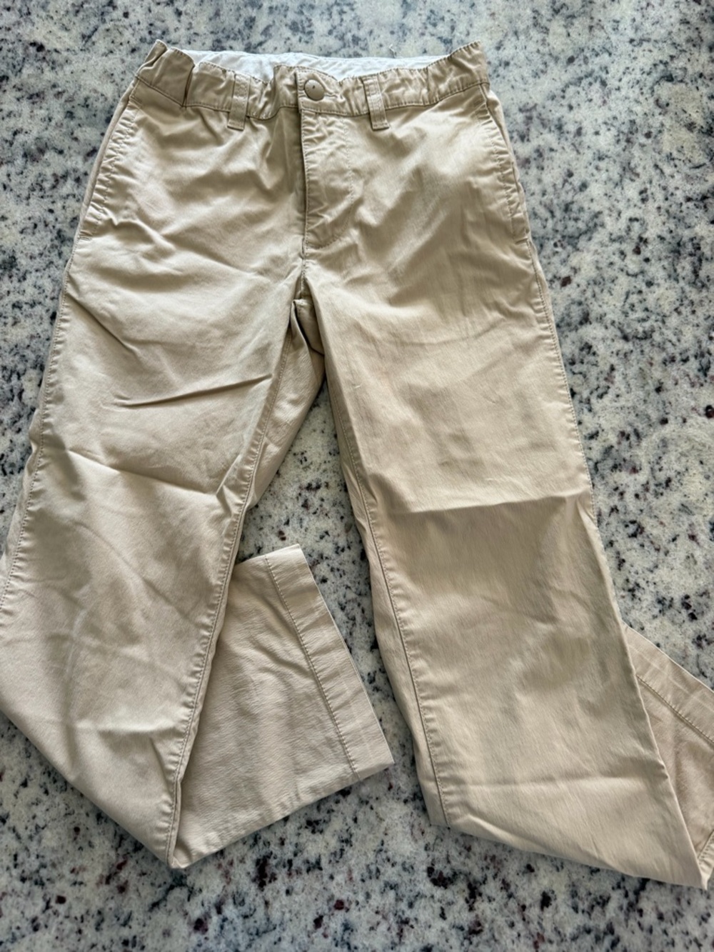 GAP Kids Khaki Straight-Leg Pants - Tan